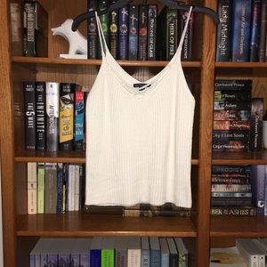 American Eagle Soft White Tank Top